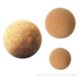 Custom high density cork yoga ball muscle massage